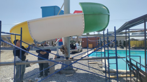 Водная горка «Спираль» - оптимальный вариант для базы отдыха и бассейного комплекса
